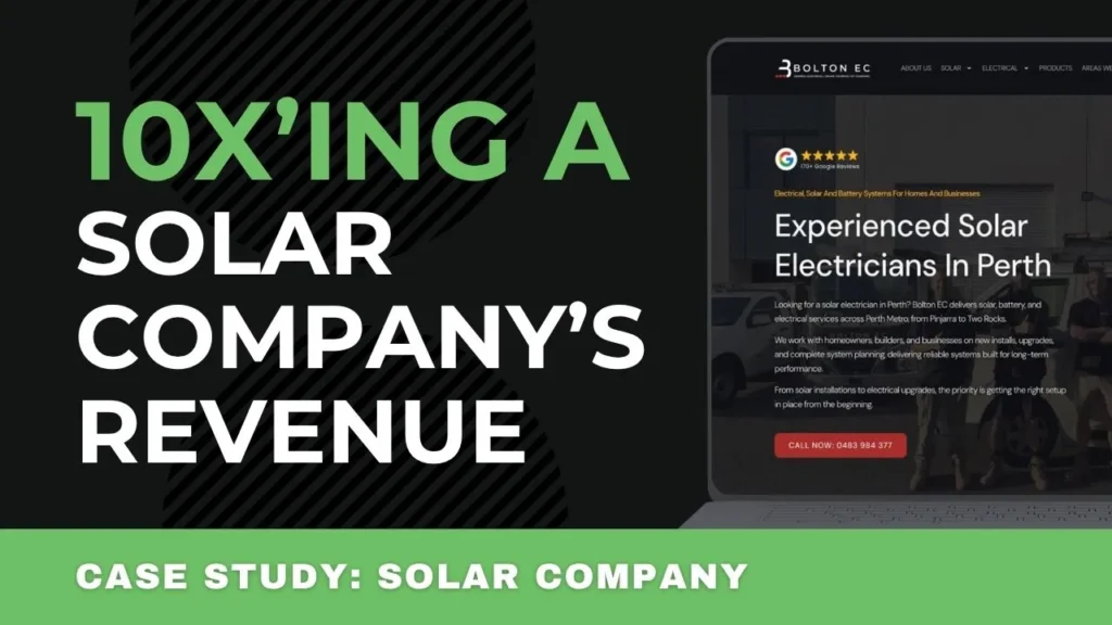Bolton Electrical Contractors case study by Tradie Web Guys