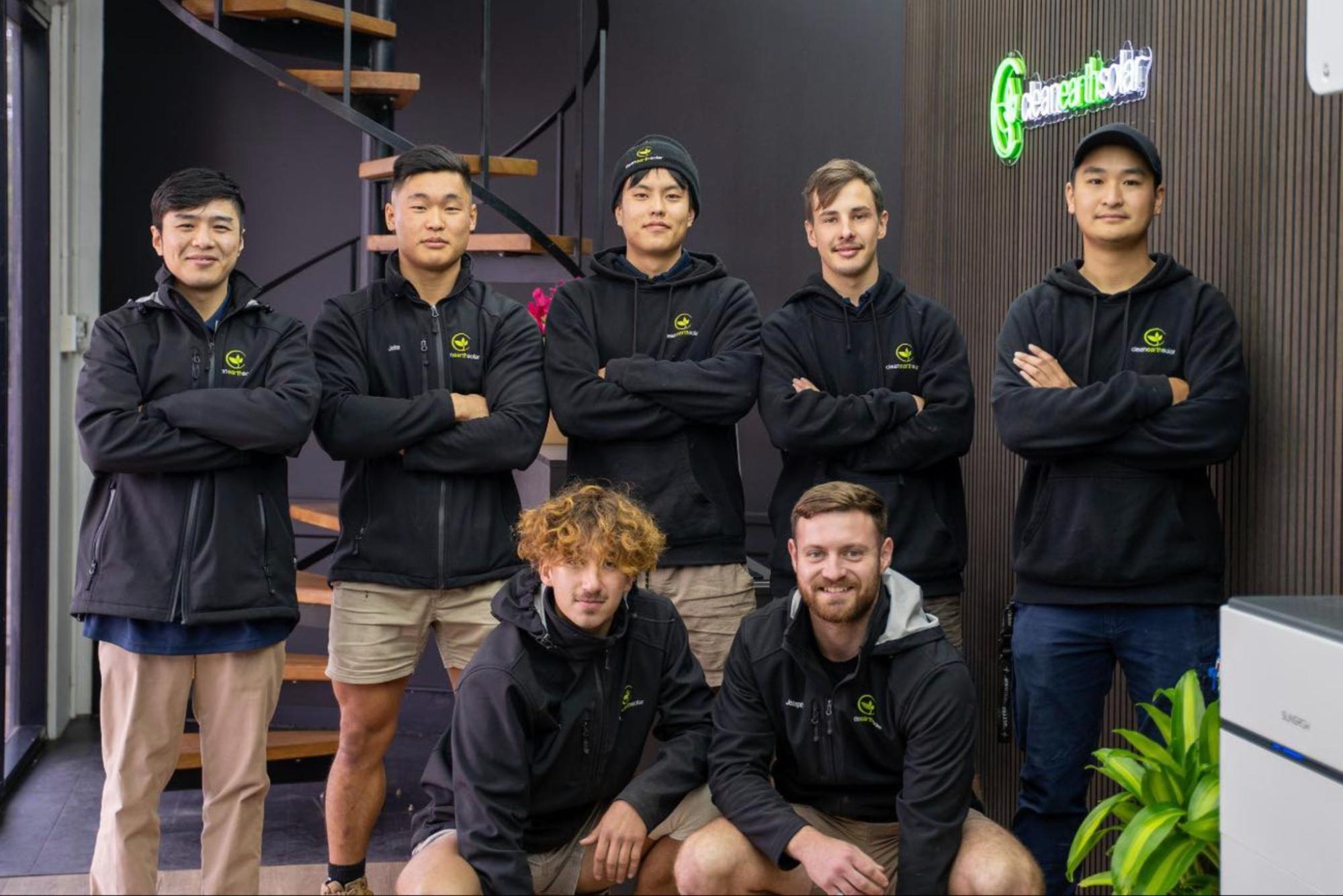 Clean Esrth and Solar Team Photo