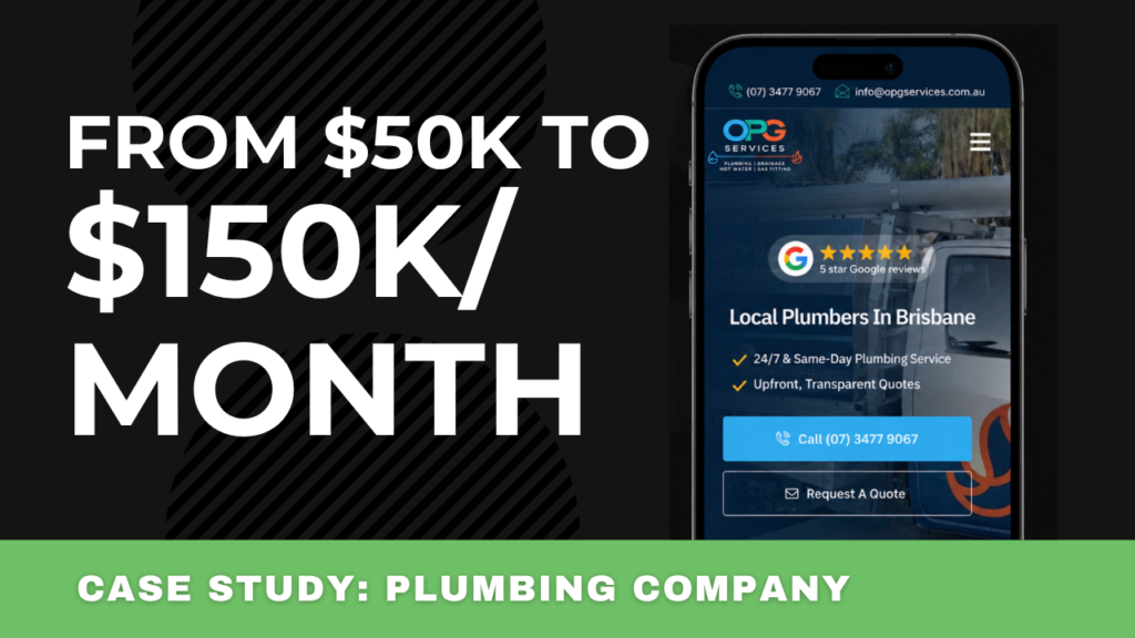 OPG case study results by Tradie Web Guys