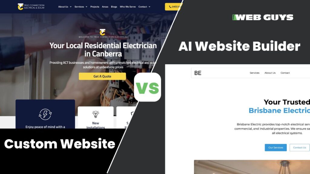 ai website builder image